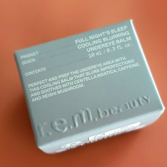 R.E.M. BEAUTY FULL NIGHT'S SLEEP COOLING BLURRING UNDER-EYE BALM. - Picture 6 of 7